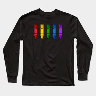 Expressive Crayons Long Sleeve T-Shirt